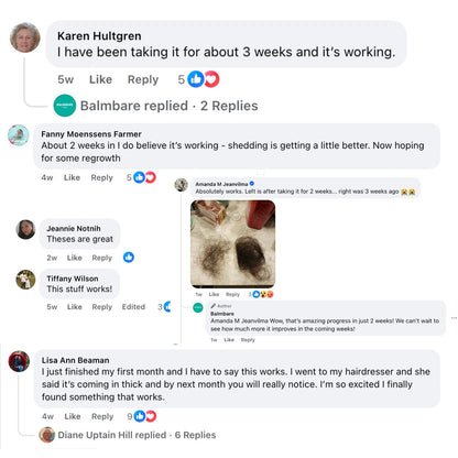 Balmbare Hair Revive Gummies for GLP-1 Weight Loss Hair Support